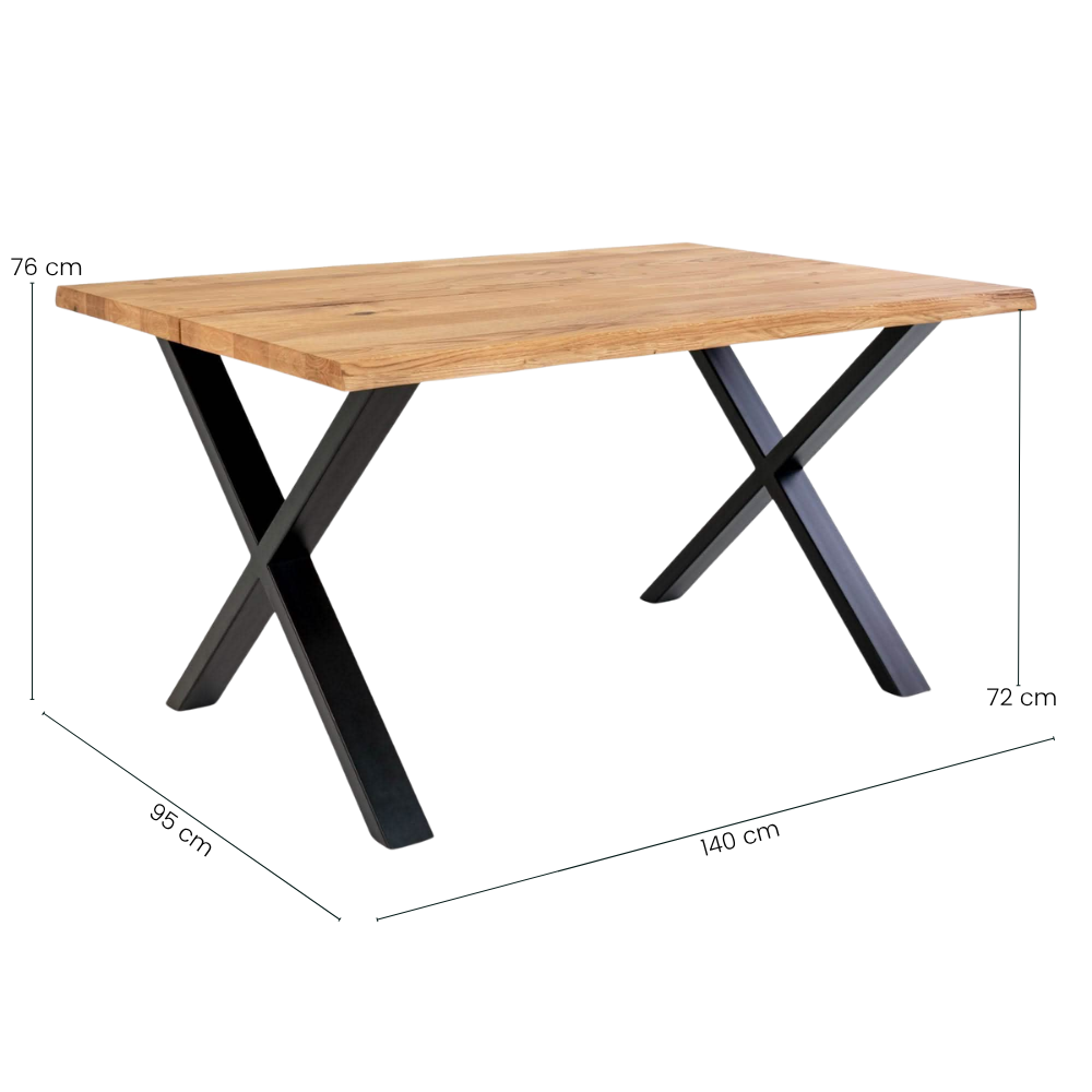 Venus Plankebord - 140 cm - Natur Oljet Eik