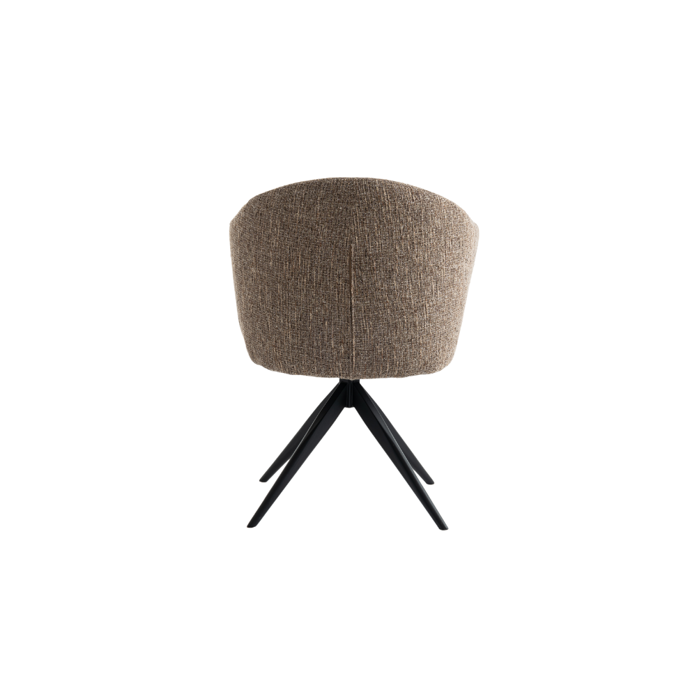 Verdal Spisestol - Brun Bouclé m. Metall Ben