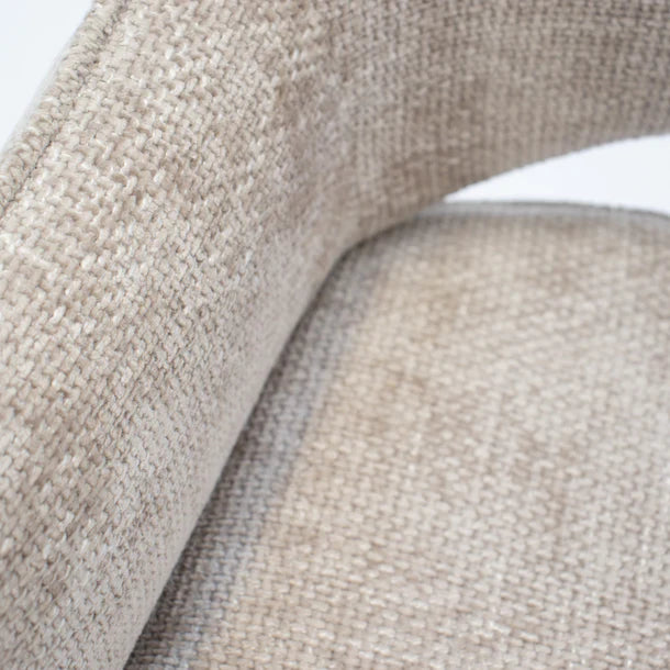 Vigga Spisestol m. Svingfunksjon - Beige Stoff