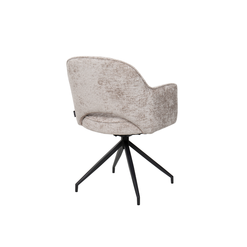 Vigga Spisestol m. Svingfunksjon - Beige Stoff