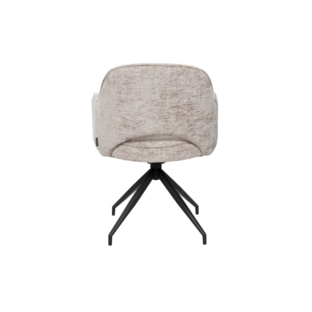 Vigga Spisestol m. Svingfunksjon - Beige Stoff