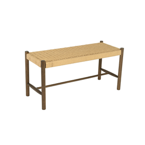 Vidar Benk m. Naturflett - Smoked Eik