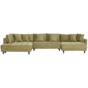Milo U-sofa Venstrevendt - Grønn