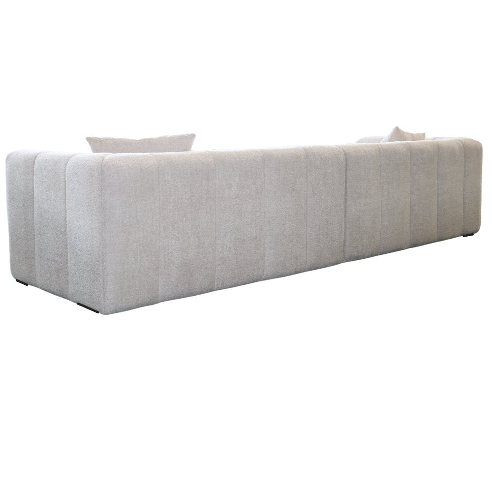 Bora Sofa i Beige Boucle - Venstrevendt - 300 cm - Hofstra & Wagner