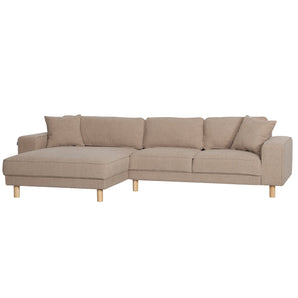 Maloy Sofa - Vendbar chaiselong 300 cm - Beige
