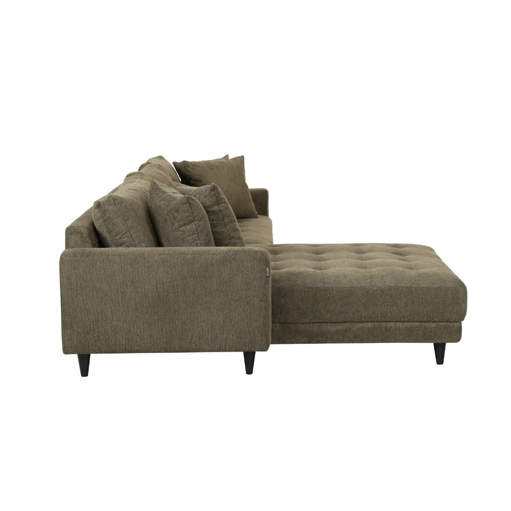 Milo Sofa - Vendbar Sjeselong - 283 cm - Grønn