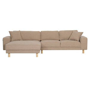 Maloy Sofa - Vendbar chaiselong 300 cm - Beige