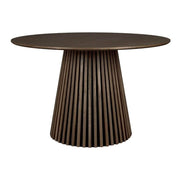 Måne Lamell Spisebord - Smoked Eik Ø120