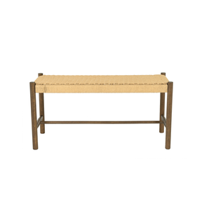 Vidar Benk m. Naturflett - Smoked Eik