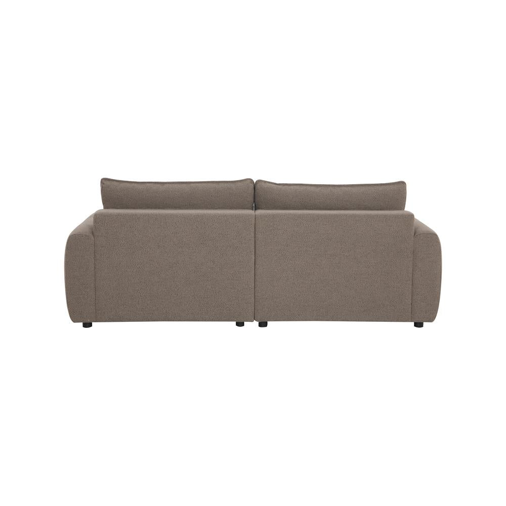 Naya Sofa med elektronisk modul - Venstrevendt - Brun Boucle