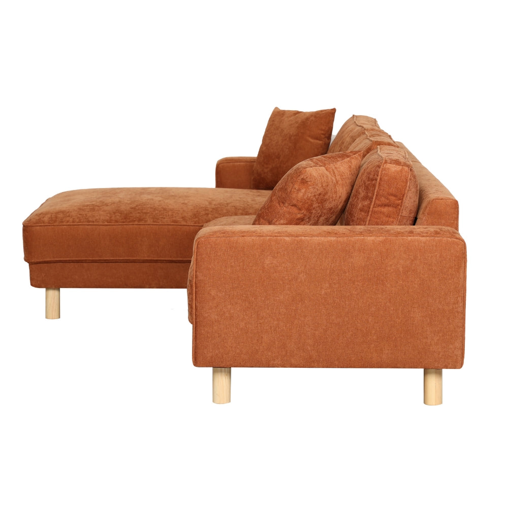 Maloy Sofa - Vendbar Chaiselong - 300 cm - Rust