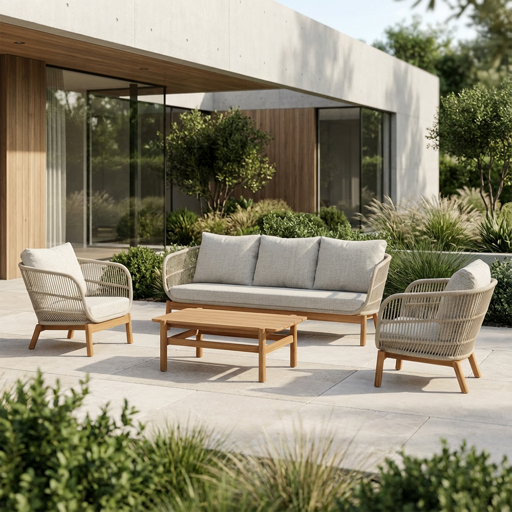 Tokheim Loungesett til 5-pers. - Beige Tau