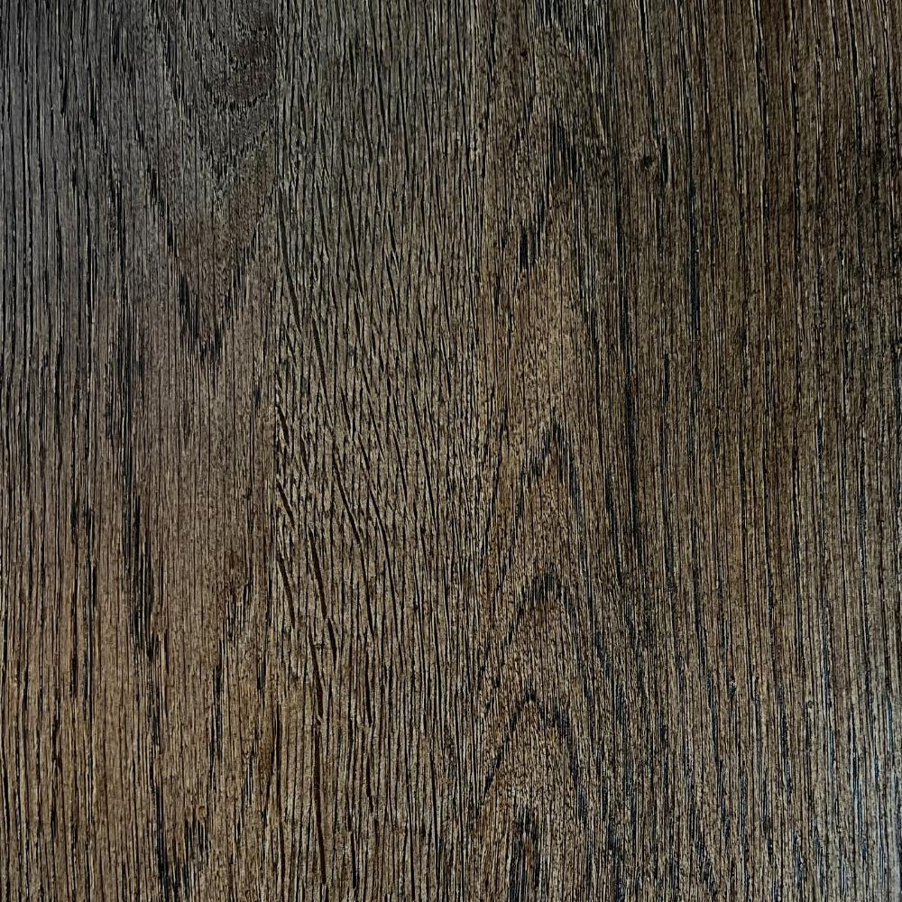 Spisebordsett - Måne Lamel Spisebord Smoked + Nilo Sort PU