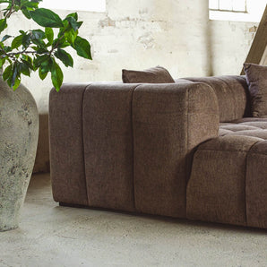 Bora Sofa i Brun XL - Høyrevendt - 300 cm
