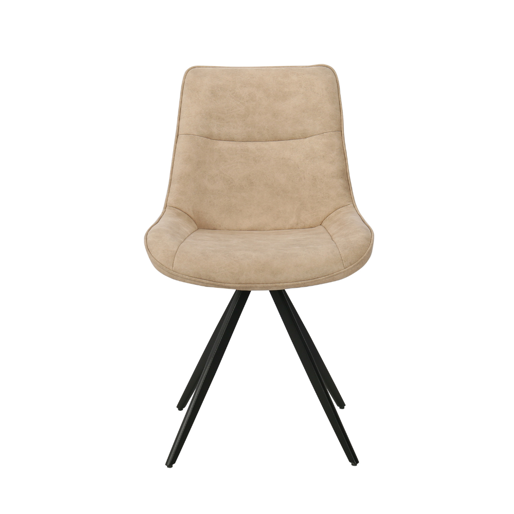 Elin Spisestol m. svingfunksjon - Beige microfiber