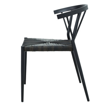 Belmonte Havestol - Sort Rattan - Hofstra & Wagner