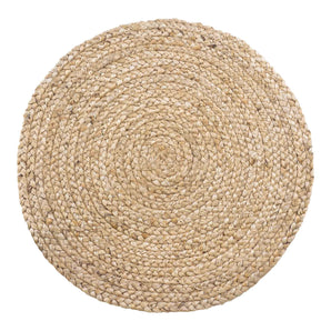 Bombay Dækserviet - Flettet natur jute Ø38 cm - Hofstra & Wagner