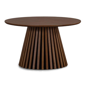 Måne Lamel Sofabord - Smoked Eg Ø78 cm - Hofstra & Wagner