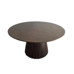 Måne Lamel Spisebord - Smoked Eg Ø140 cm - Hofstra & Wagner