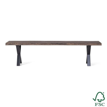 Venus Plankebænk - Smoked Olieret Egetræ 180 cm - Hofstra & Wagner